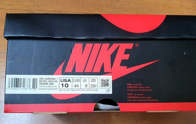 Air Jordan 1/I Dark Marina Blue White 44eu