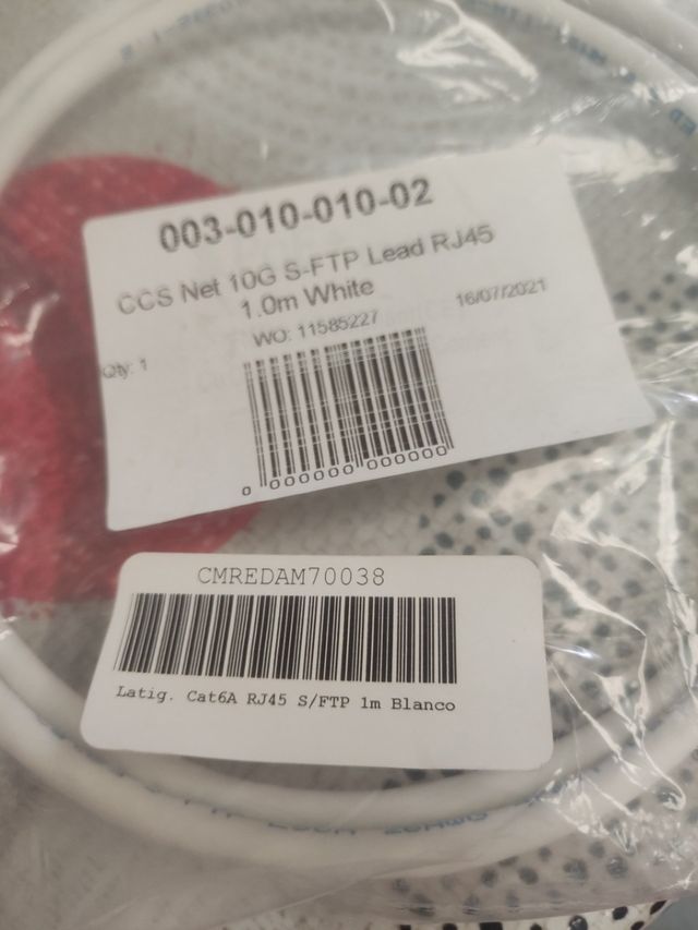 cable de red 1m FTP, cat 6