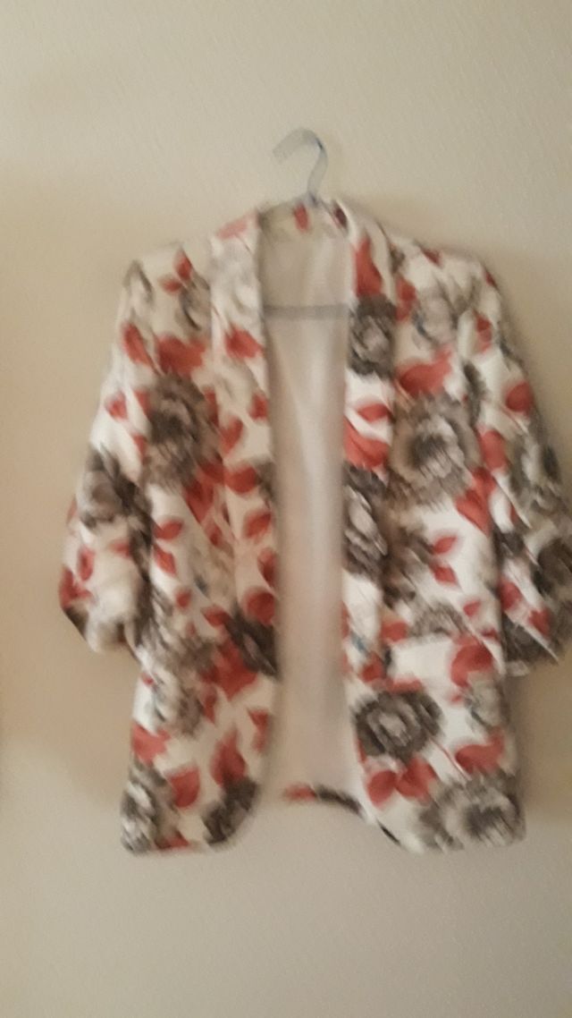 americana estampada talla L 