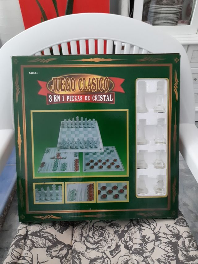 juego de ajedrez de cristal