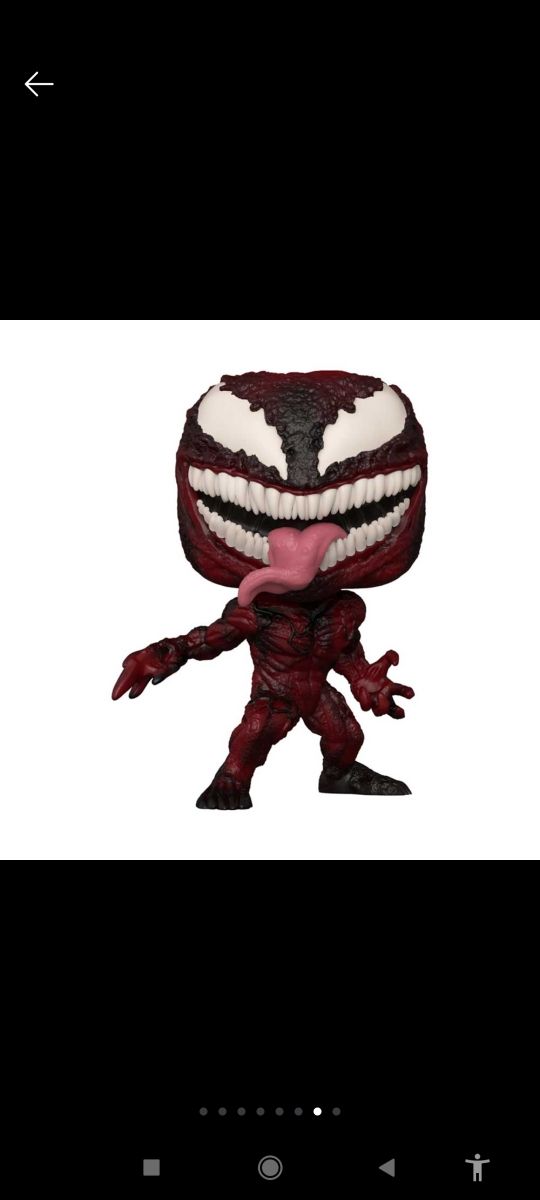 Funko POP carnage Venom marvel