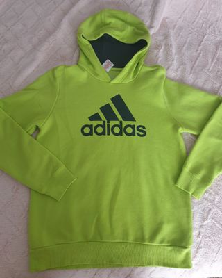 Sudadera Adidas color verde pistacho de segunda mano por 12 EUR en Granada  en WALLAPOP