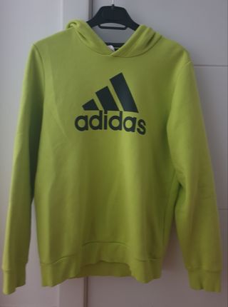 Sudadera Adidas color verde pistacho de segunda mano por 12 EUR en Granada  en WALLAPOP