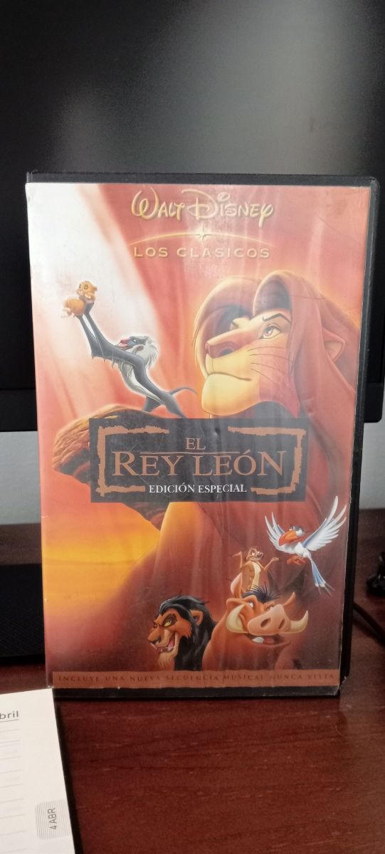 Película VHS El rey León