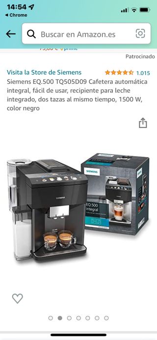 Cafetera superautomática, EQ.500 integral | Mam Furniture Lab
