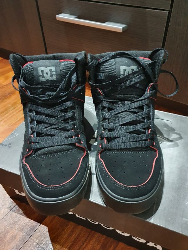 Zapatillas DC vestir hombre negras