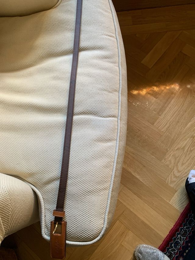 Cinturón marrón fino mujer El Caballo