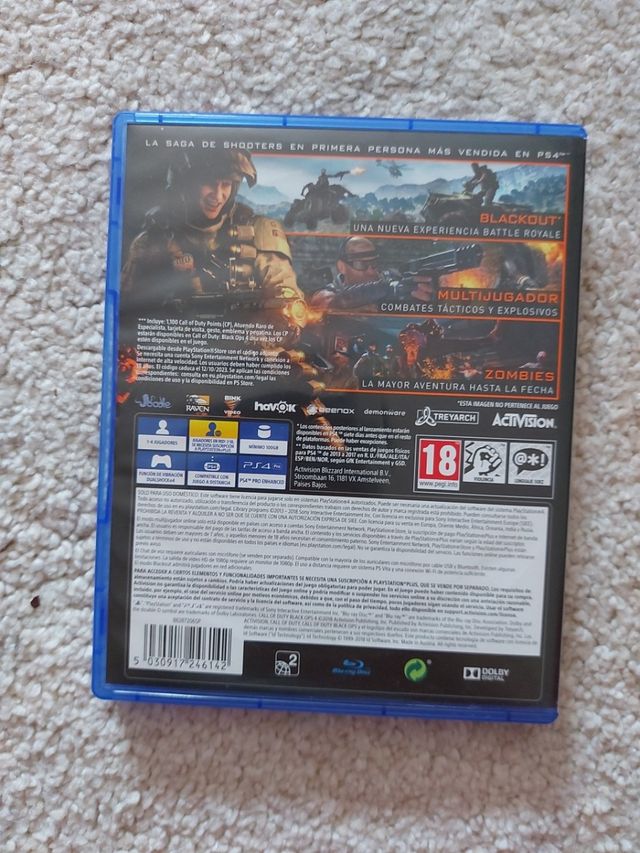 Call Of Duty Black Ops 4 Ps4