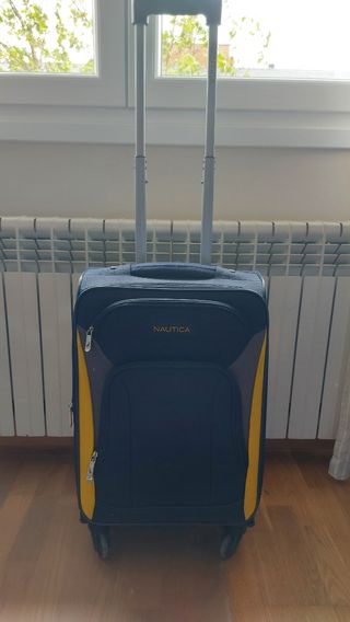 Maleta de mano de tela. de segunda mano por 5 EUR en Las Rozas de Madrid en  WALLAPOP