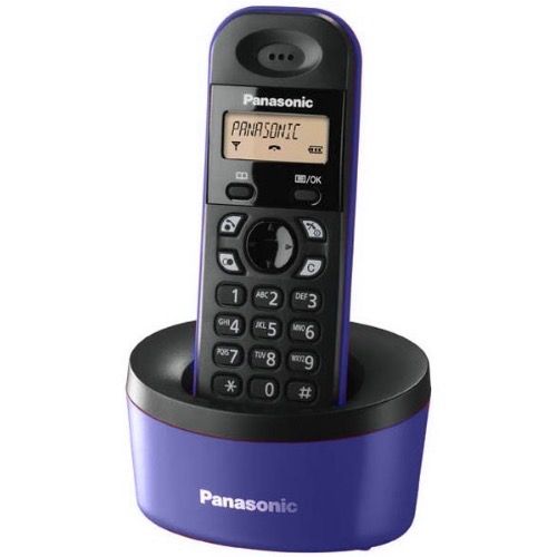 Teléfono Panasonic kx-TG1311SP, azul, poco uso!