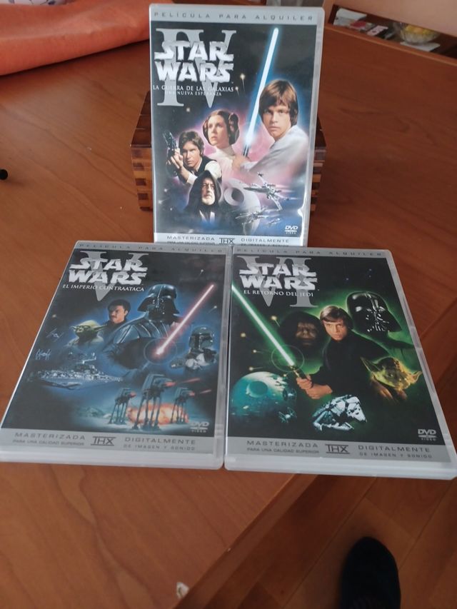 3 DVD "TRIOLOGIA STAR WARS"