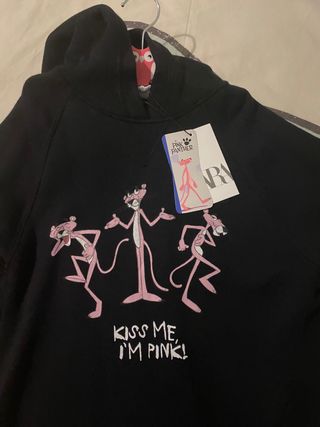 Vestido zara pantera rosa de segunda mano por 15 EUR en Ávila en WALLAPOP