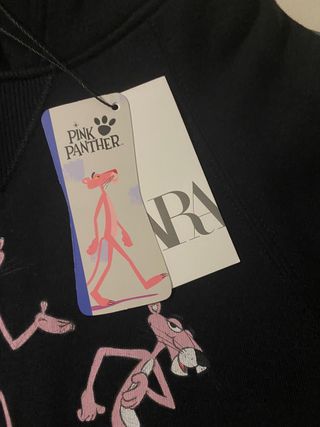 Vestido zara pantera rosa de segunda mano por 15 EUR en Ávila en WALLAPOP