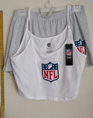 Pijama corto mujer primark Nfl XL de segunda mano por 7 EUR en Lavadores en  WALLAPOP