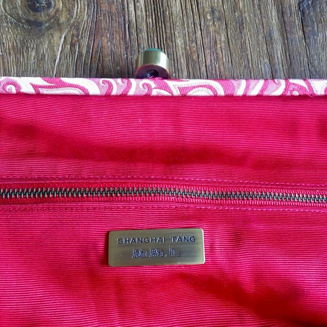 Borsa SHANGAI TANG con incastonatura in giada