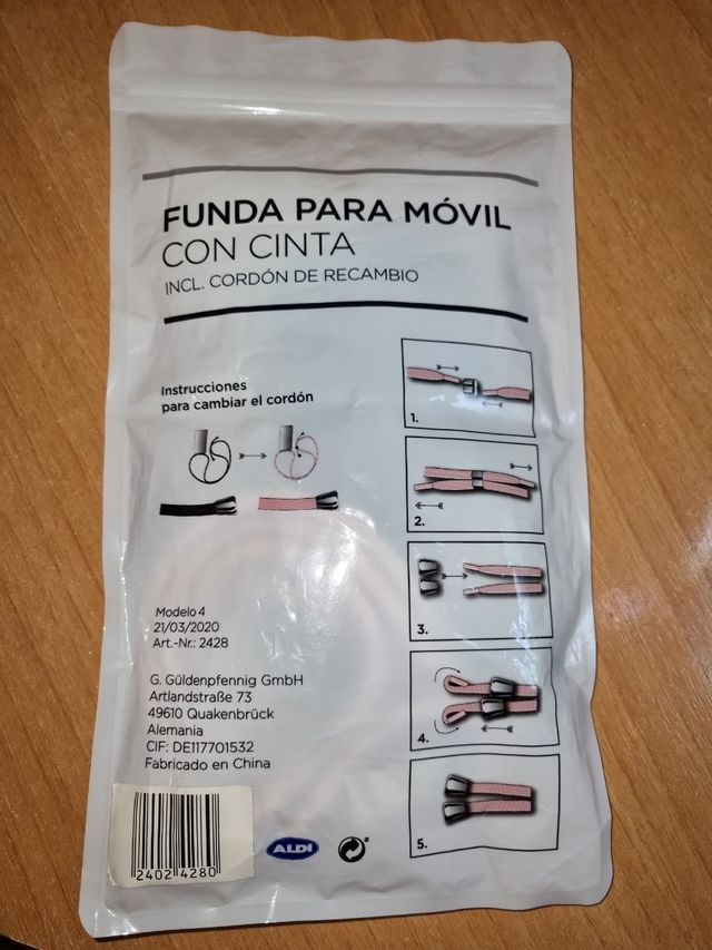 Funda con cuerda