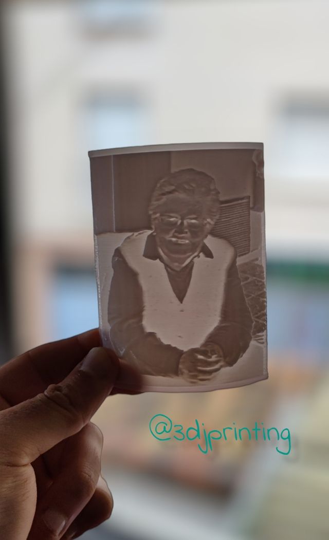 Se imprimen fotos en 3D