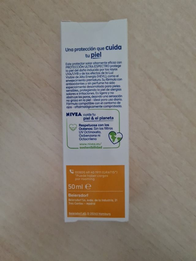 Crema protección facial