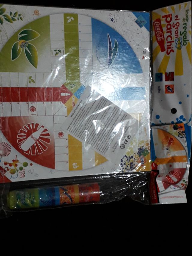 Coca cola, parchís y oca