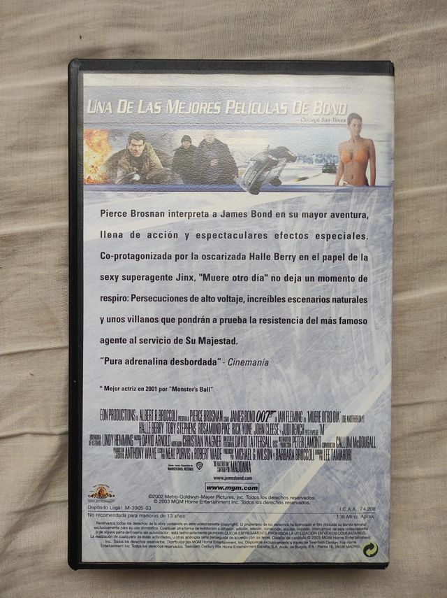 007 Muere otro día VHS