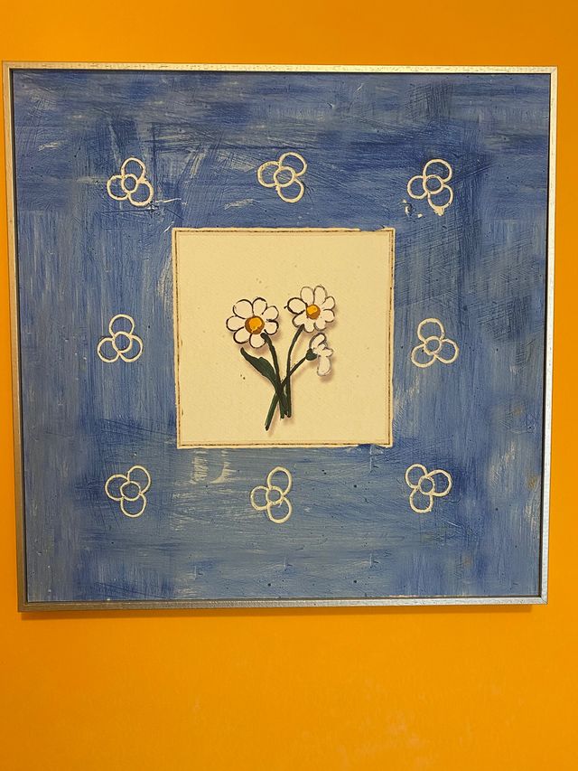 3 cuadros pintados a mano para habitación infantil