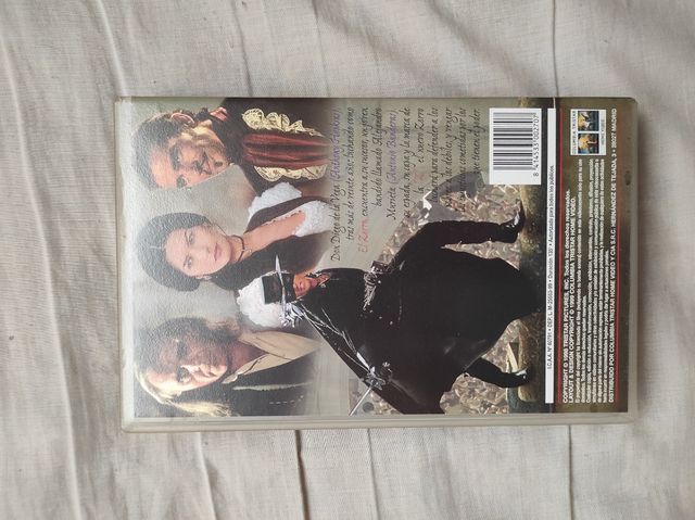 La máscara del zorro VHS