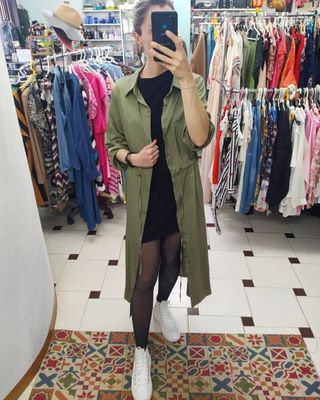 Camisa Vestido Larga Shein Curve de segunda mano por 15 EUR en O Rosal en  WALLAPOP
