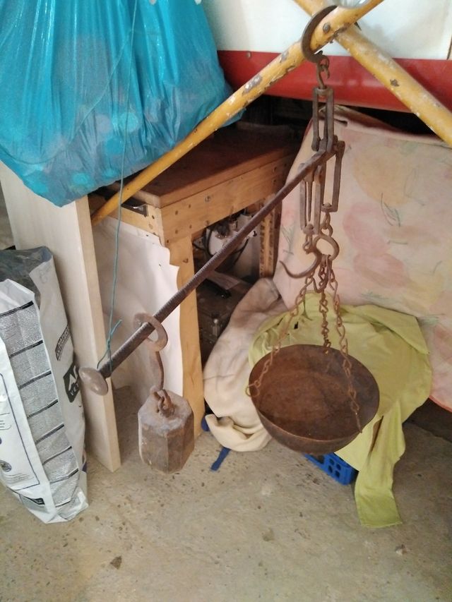 Balanza romana antigua