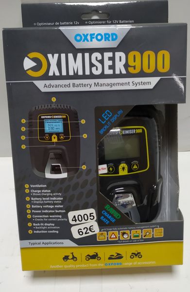 Cargador Bateria Oxford Oximiser 900 / 4005