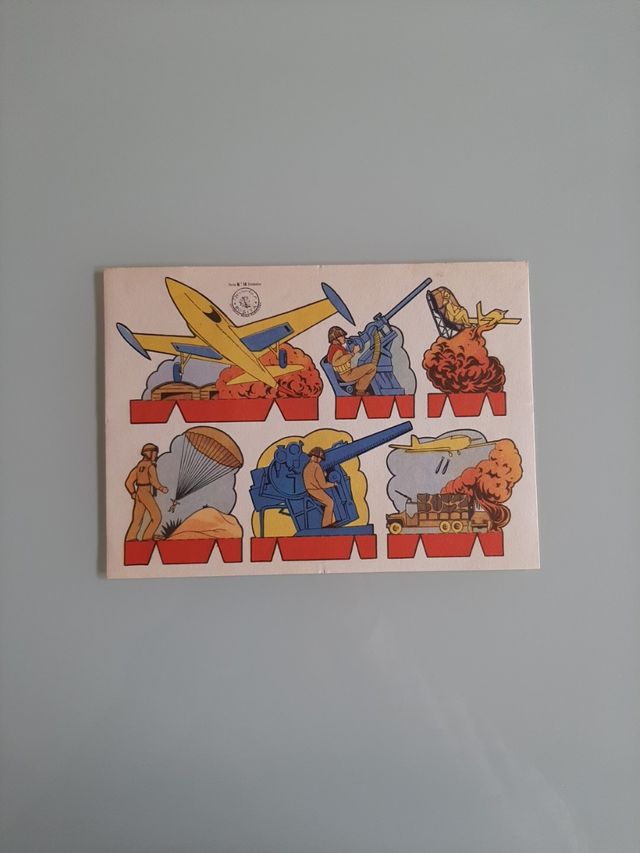 Recortables antiguos de soldados