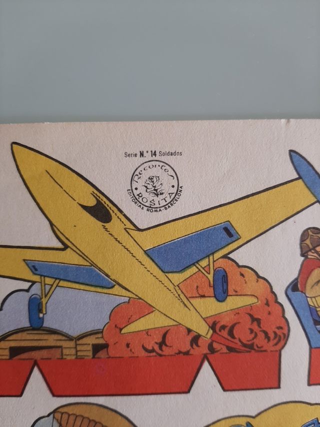 Recortables antiguos de soldados