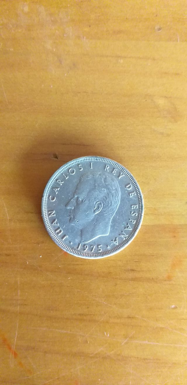 Moneda De 5 Pesetas del año 1975