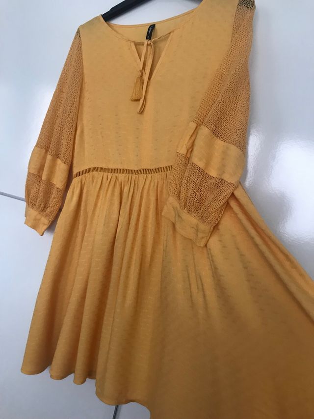 Vestido de hombros 40. 45 cintura 50 pecho