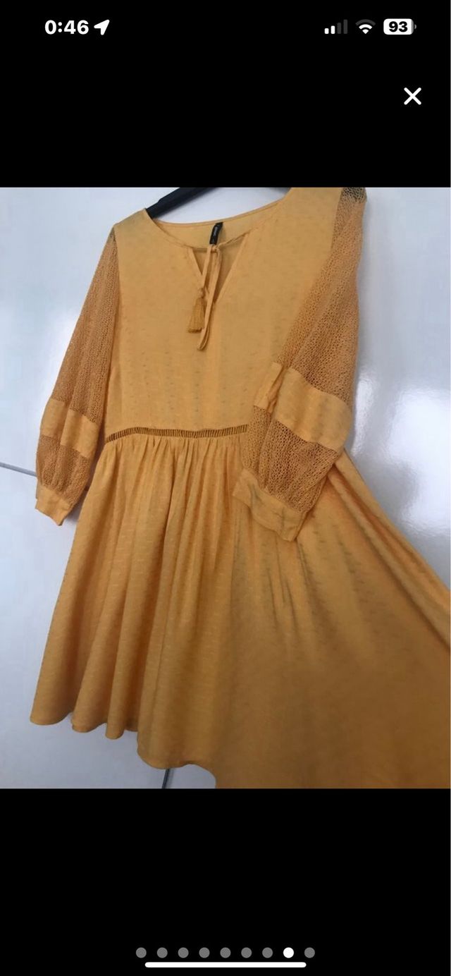 Vestido de hombros 40. 45 cintura 50 pecho