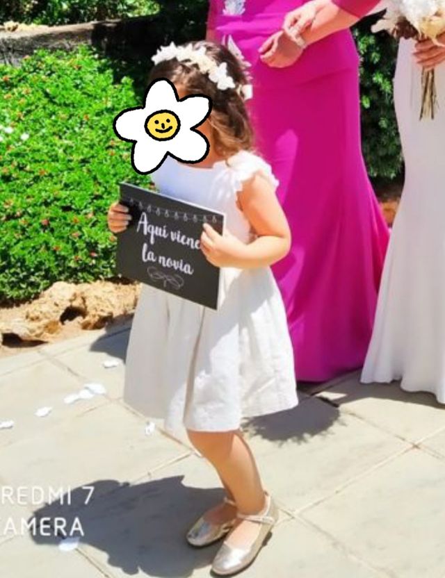 vestido ceremonia arras niña tizzas