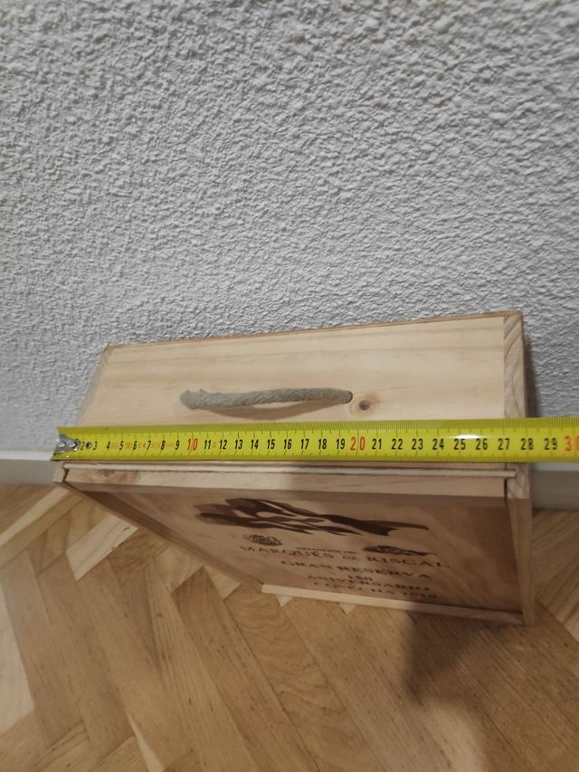 Caja de madera Marqués de Riscal