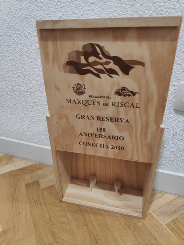 Caja de madera Marqués de Riscal