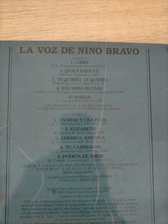 Nino Bravo.
