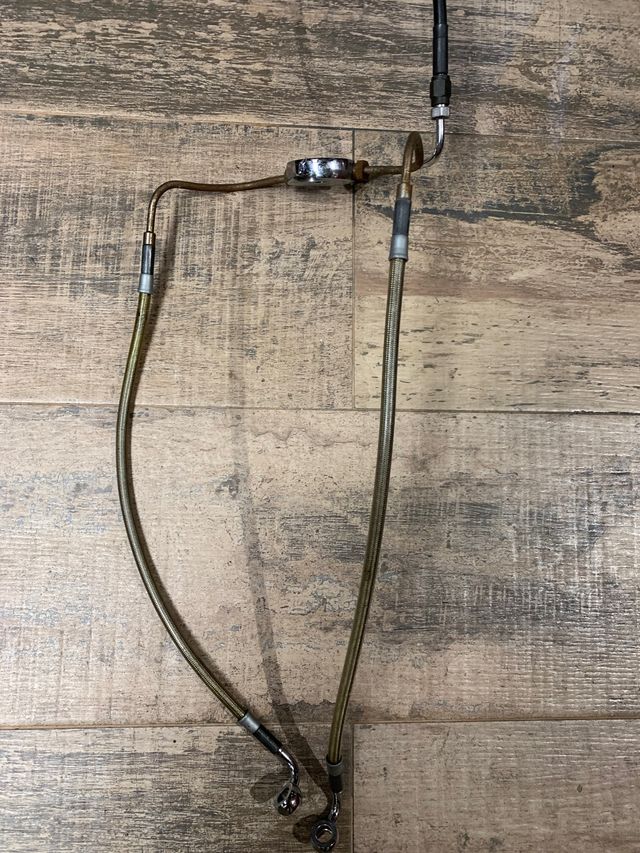 Latiguillo doble pinza harley