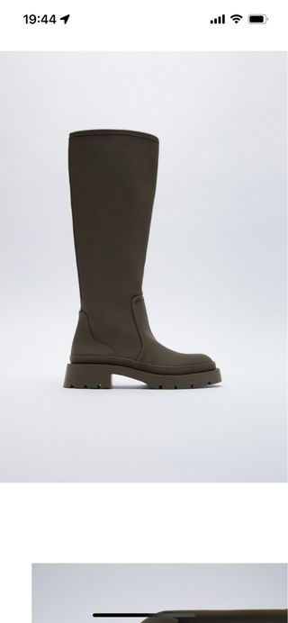 Botas de agua Zara - verde caqui de segunda mano por 25 EUR en Barcelona en  WALLAPOP