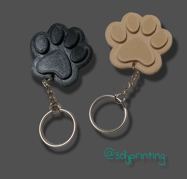 Llavero huella mascota