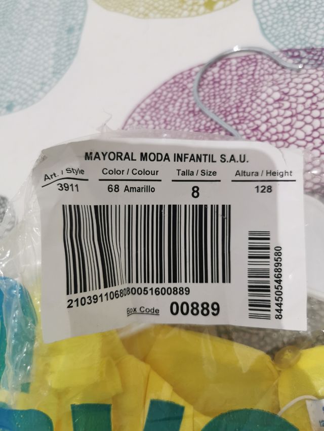 Vestido marca Mayoral nueva