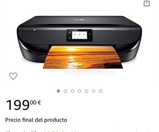 HP Envy 5010 Inyección de Tinta térmica de segunda mano por 90 EUR en  Avilés en WALLAPOP