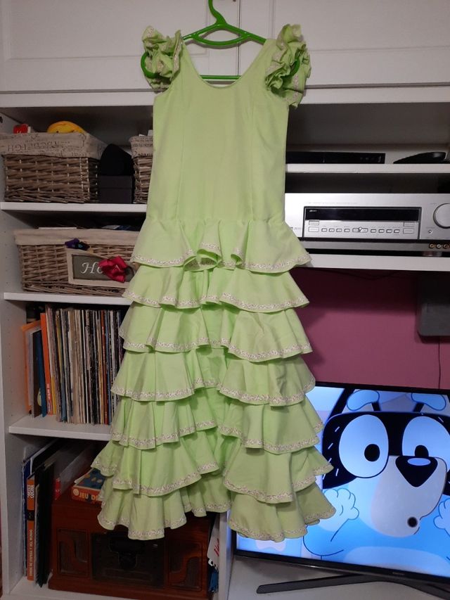 Traje flamenca niña 5/6 años