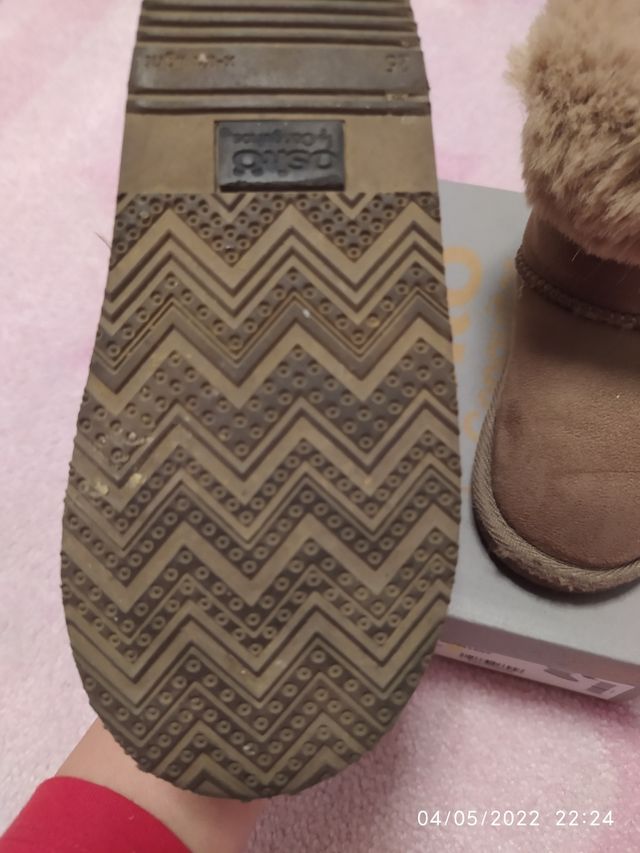 Botitas de pelo Ositos talla 25