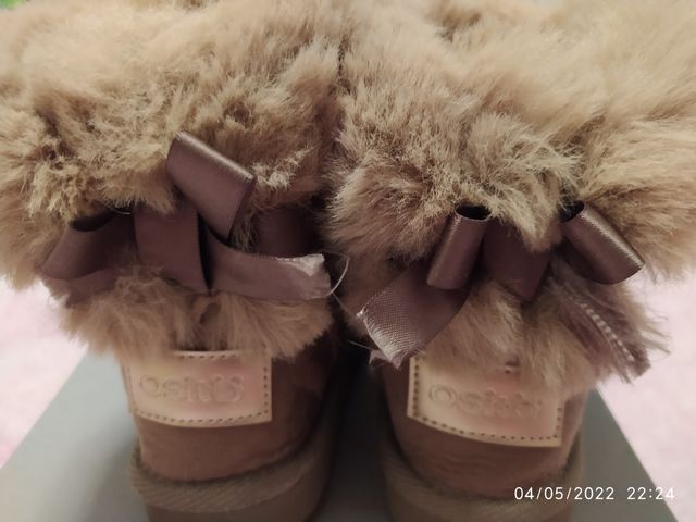 Botitas de pelo Ositos talla 25