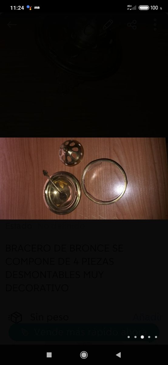 pequeño braserito antiguillo