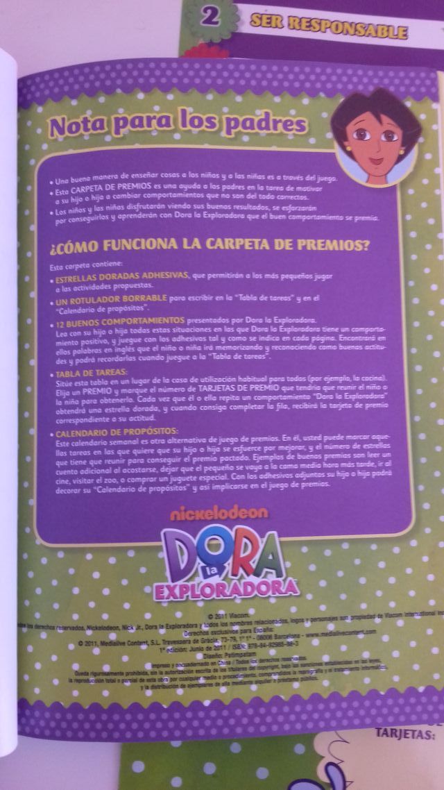 regalo Dora la Exploradora Carpeta de premios