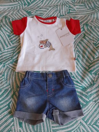 Mayoral niño bebe 1 \\/ 2 meses de segunda mano por 8 EUR en Guadalajara en  WALLAPOP