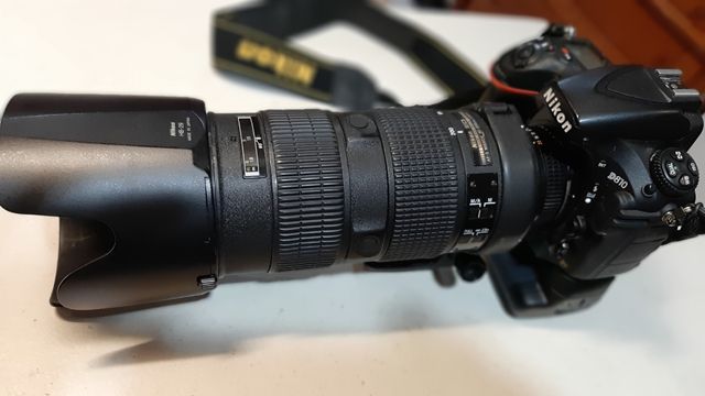 Tele objetivo Nikon 80-200 ED, 2.8.